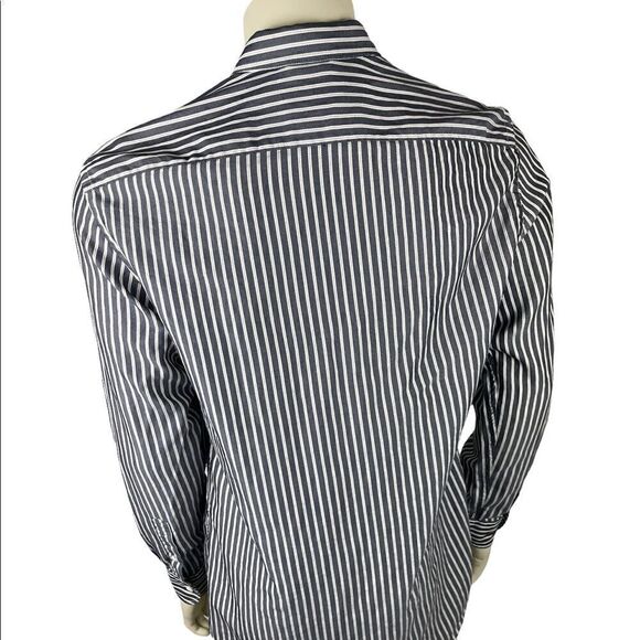 Ermenegildo Zegna L/S Striped Dress Shirt Like New Condition Size Large - Picture 3 of 8